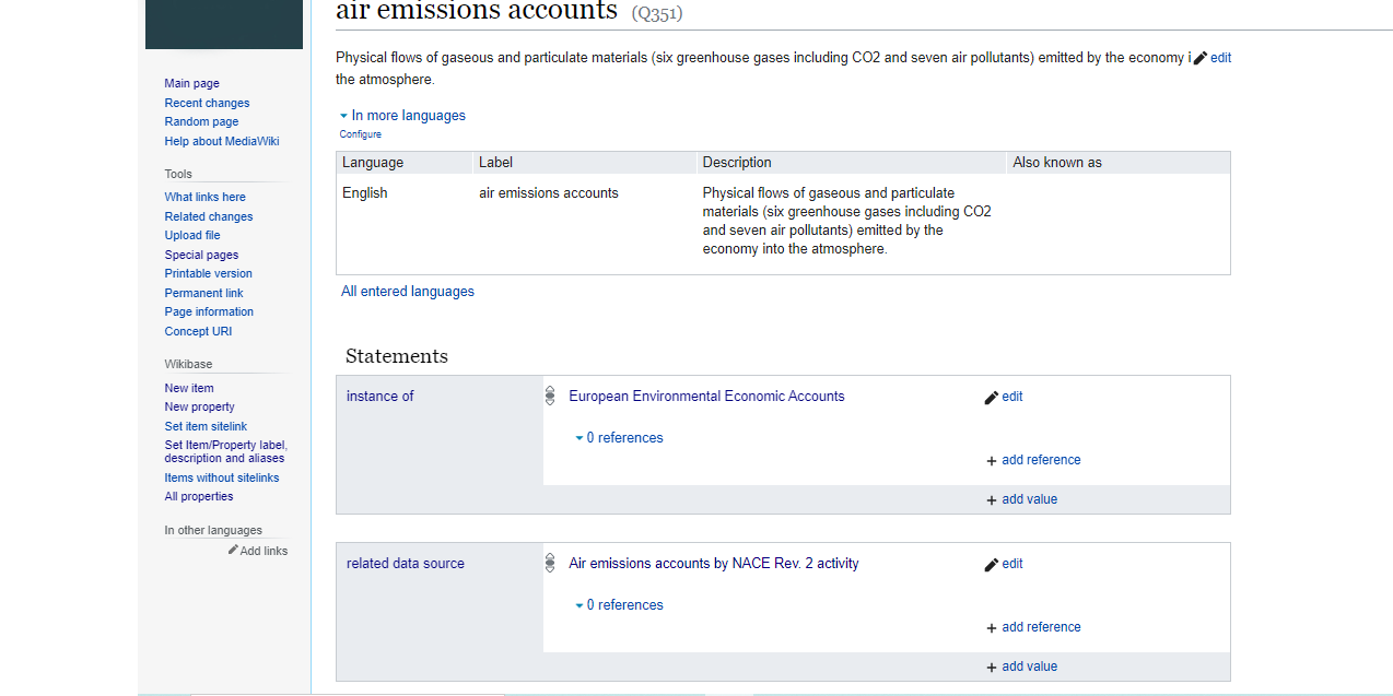 For environmental impact analysis and creation of multipliers, company accounts must be matched with EKG accounts (click on the image).