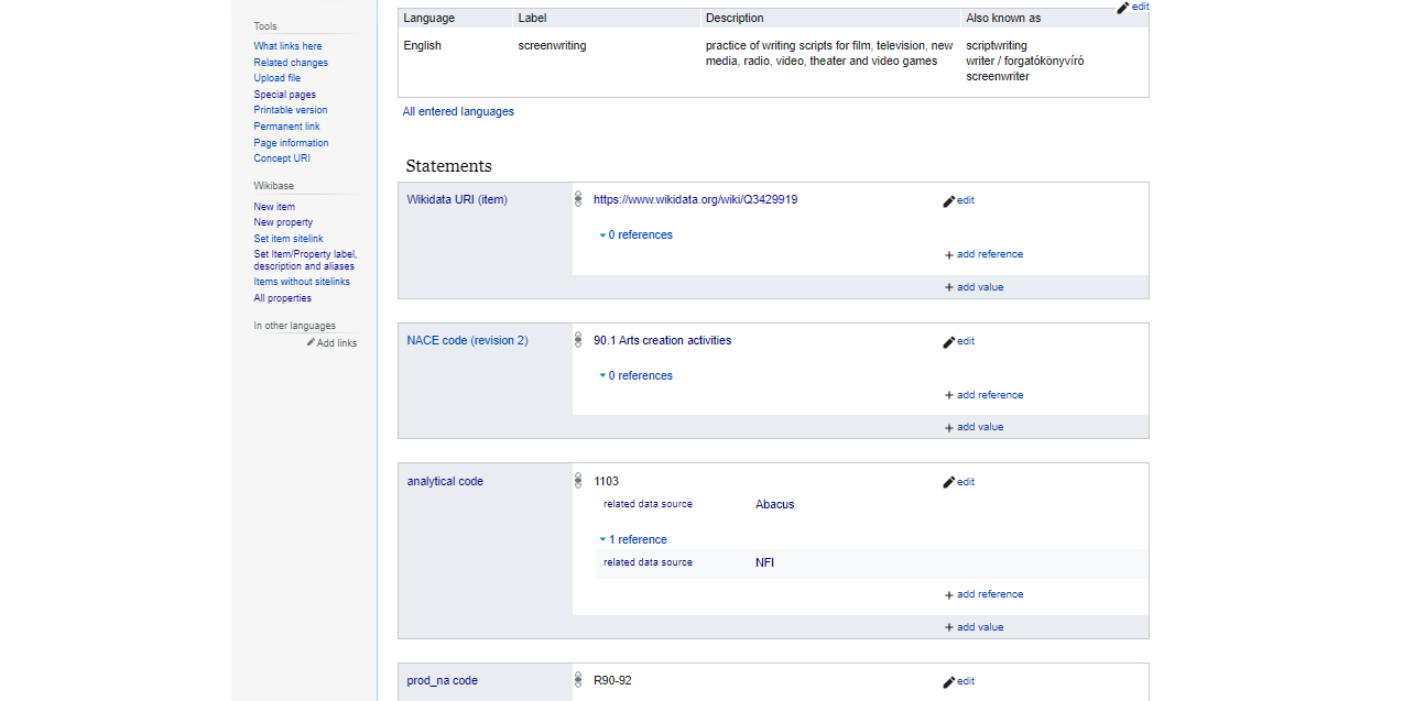 Reconciliation of business accounts (Forrás, Abacus, Company M.) with national accounts for competitiveness calculations (click on the image).
